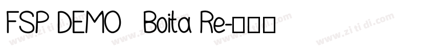 FSP DEMO   Boita Re字体转换